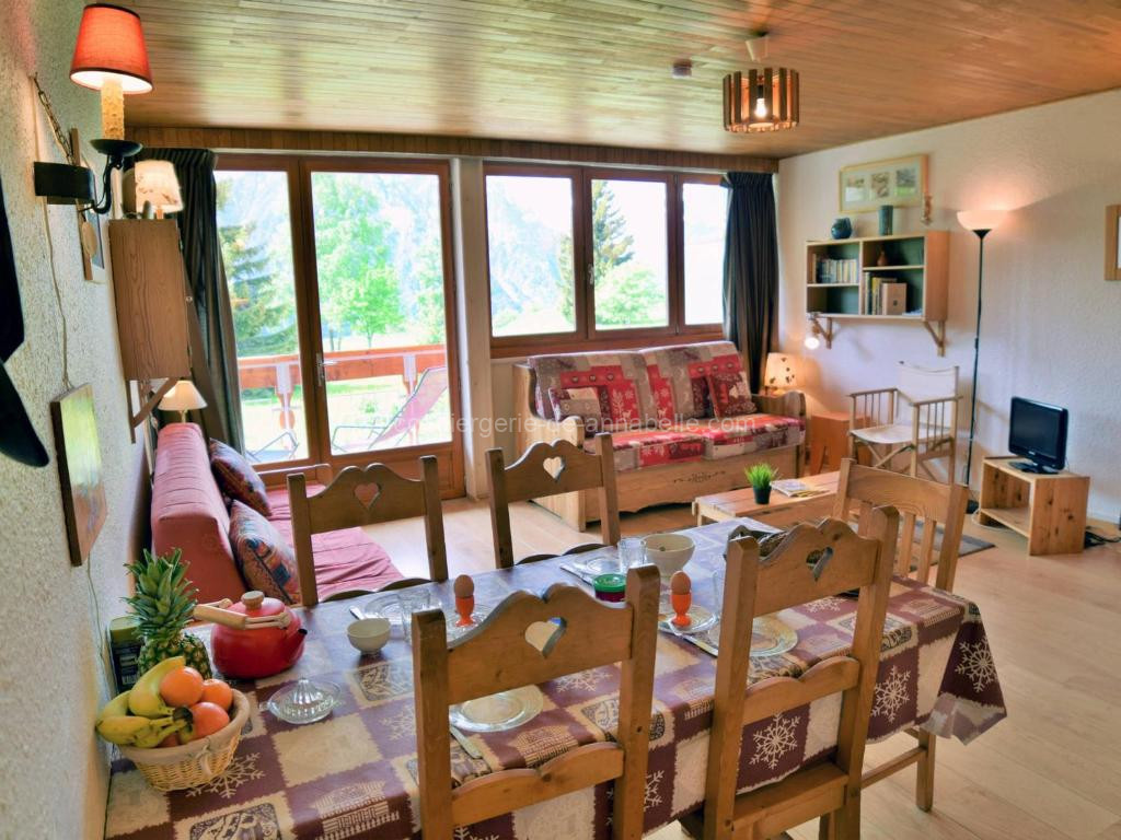 Studio 5 pers. avec balcon, secteur Diable, animaux admis - FR-1-516-47